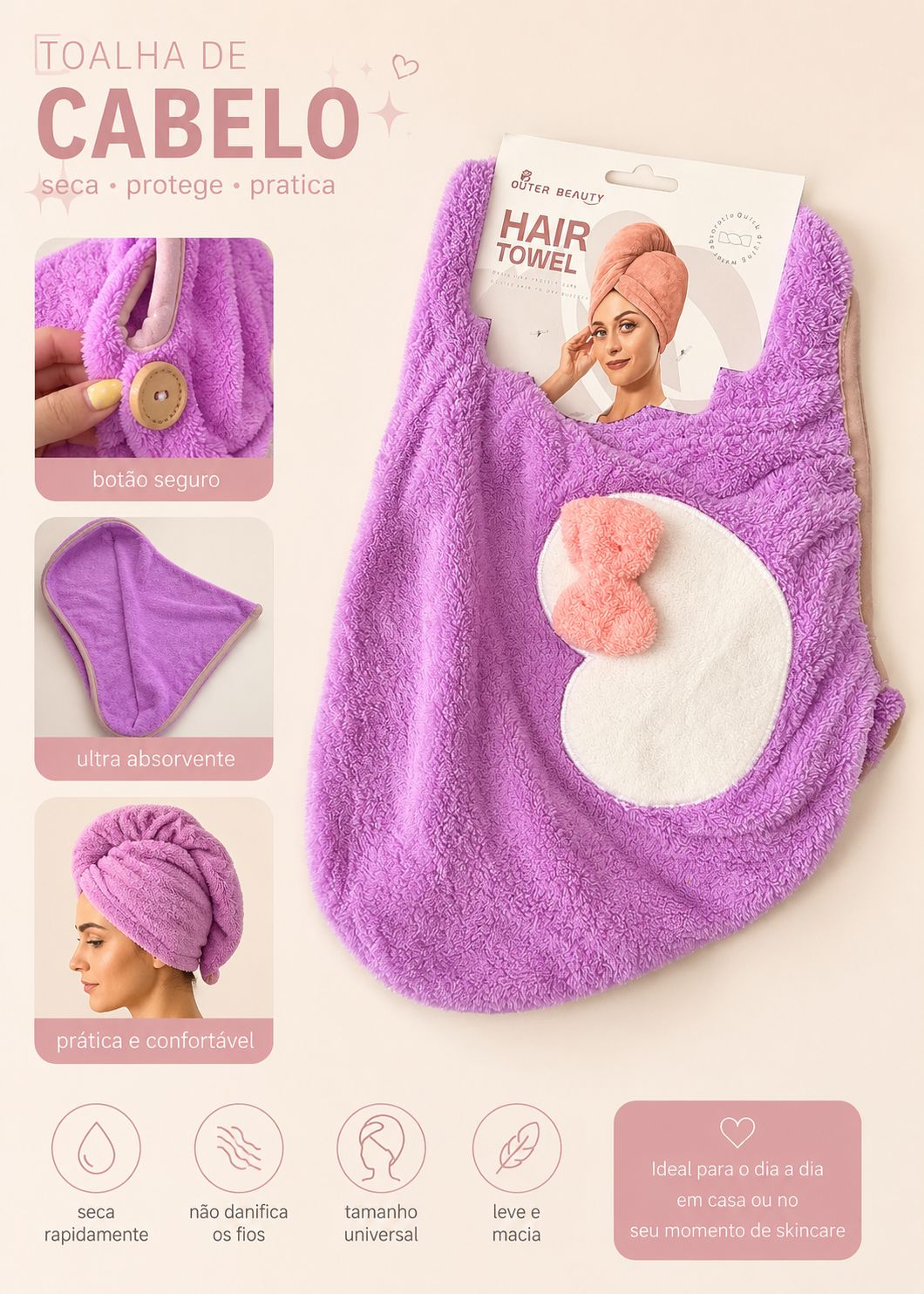 Toalha de Cabelo