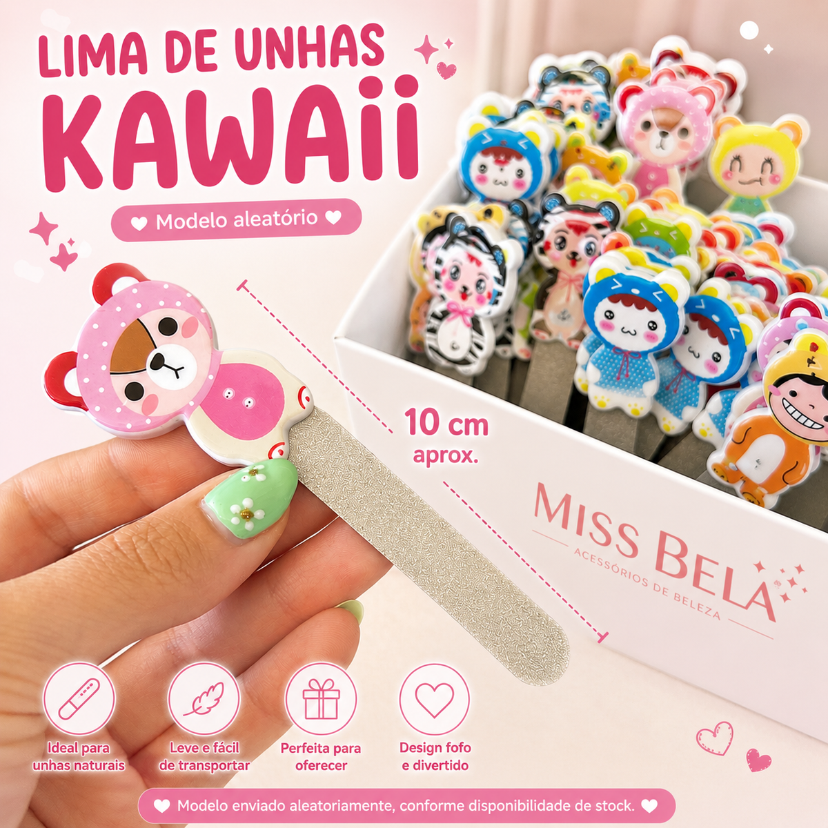 Lima de Unhas Kawaii